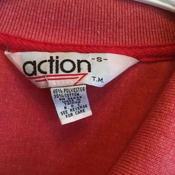 VINTAGE ACTION TOP IN RED‎ - Picture 3 of 6